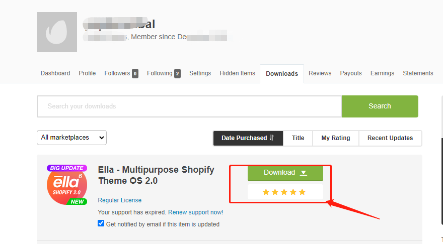 Shopify主题的下载和安装 - shopify开店教程